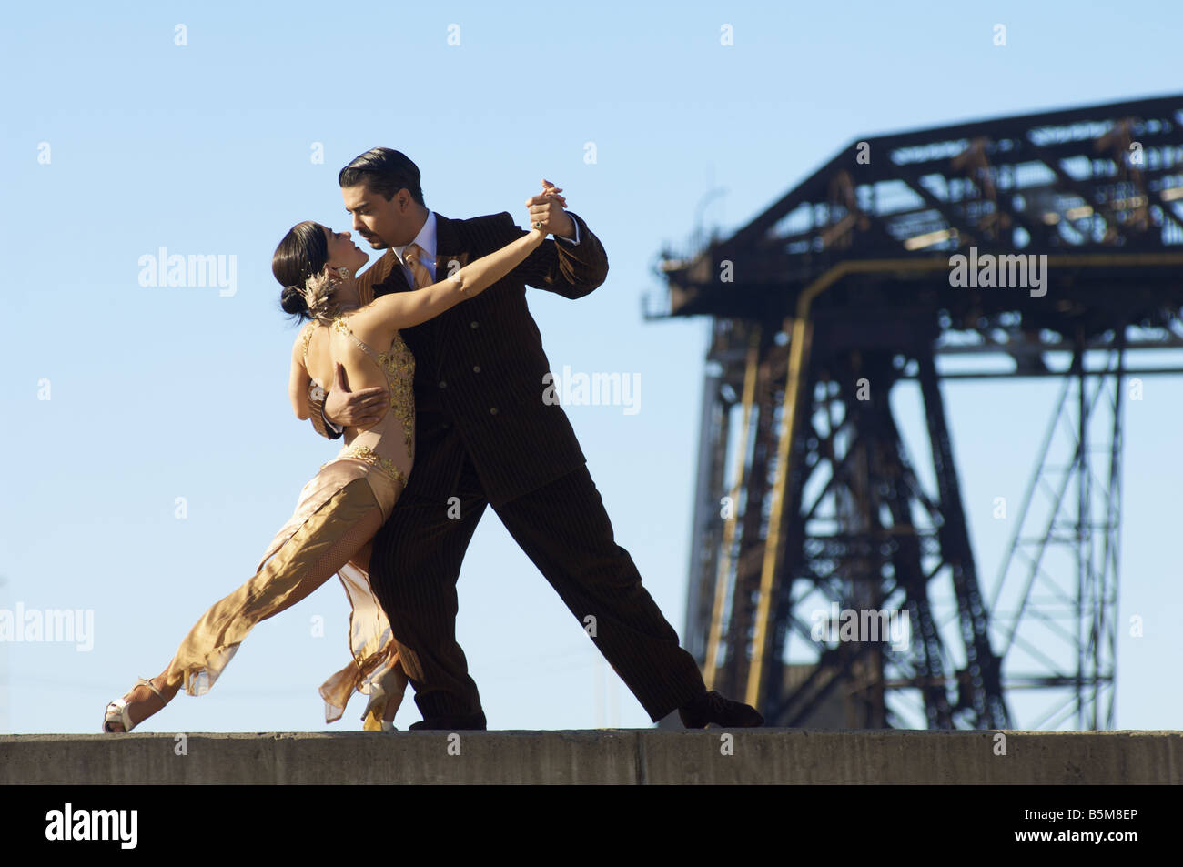 Tango-Tänzer Stockfoto