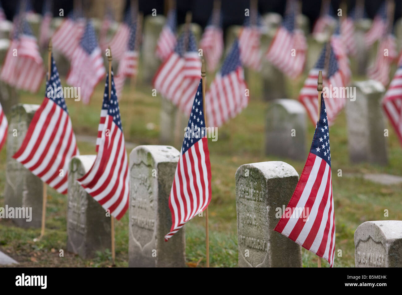 Veterans Day Zeremonie ehrt schwarze Soldaten, die im Bürgerkrieg gekämpft Stockfoto