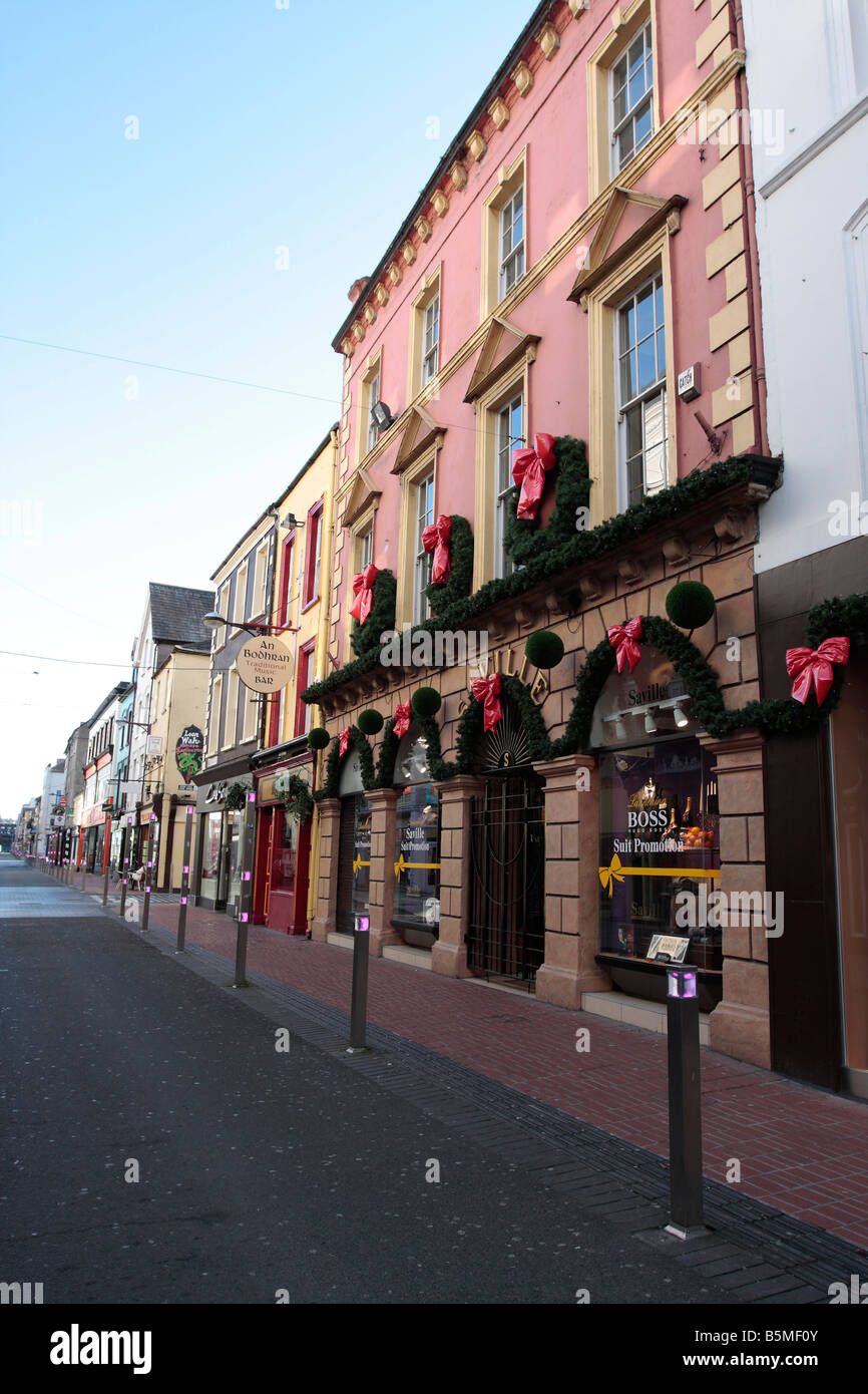 Oliver Plunkett Street Cork Irland Stockfoto