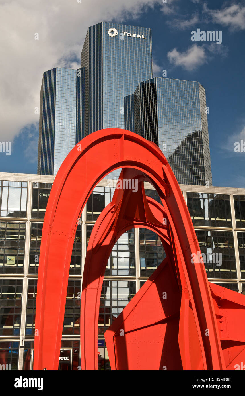La Défense Business-Park in Paris Frankreich Stockfoto