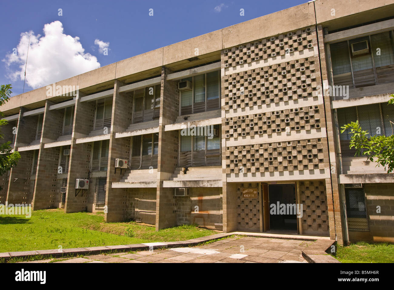 BELMOPAN BELIZE Gesundheitsministerium Regierungsgebäude in die nationale Hauptstadt Belmopan Stockfoto