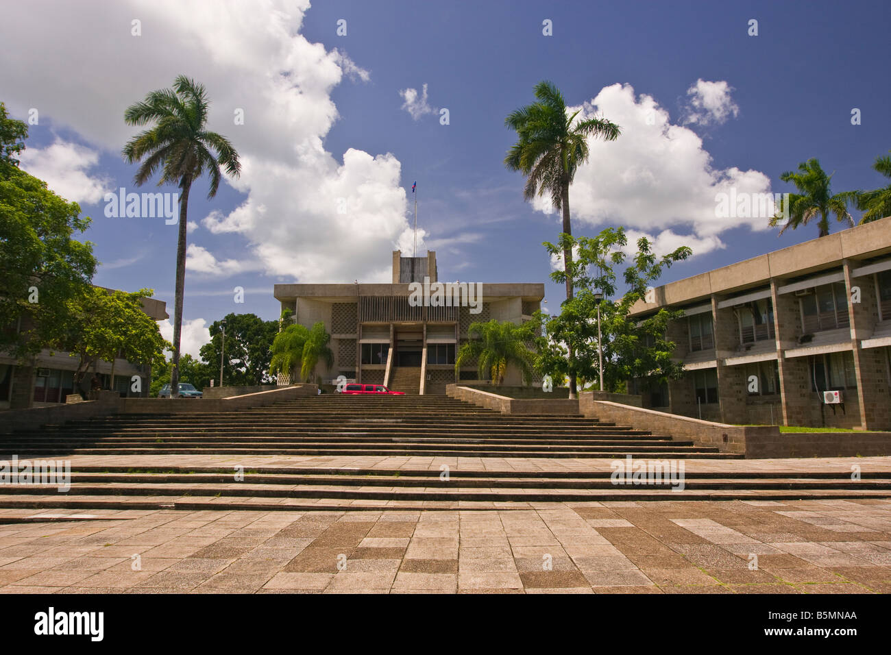 BELMOPAN BELIZE Regierungsgebäude in die nationale Hauptstadt Belmopan Stockfoto