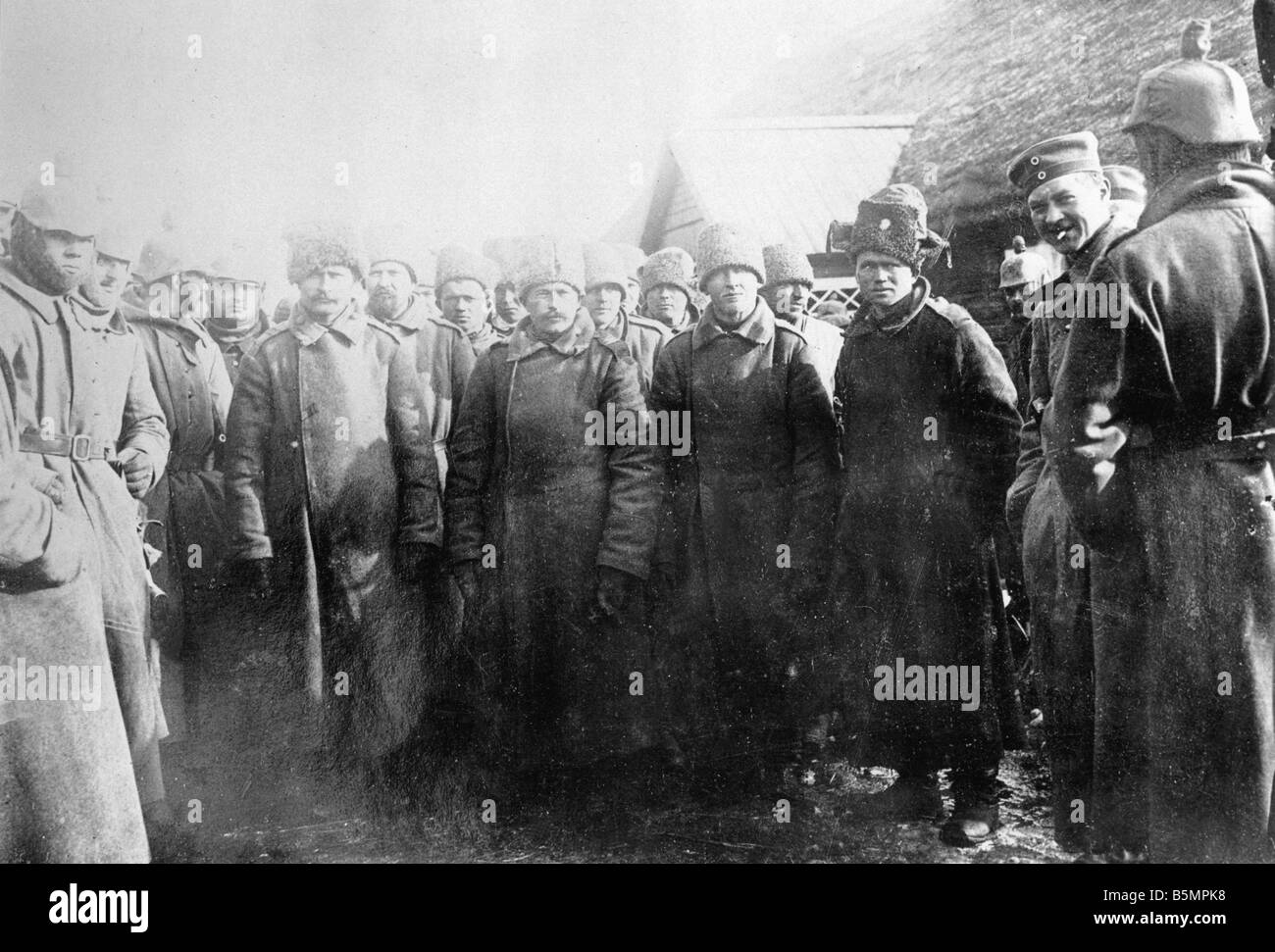 9 1916 3 18 A1 14 Schlacht von Postawy 1916 Russ Gefangenen 1. Weltkrieg östlichen vorderen Niederlage der russischen Truppen nach einem Offen Sive o Stockfoto