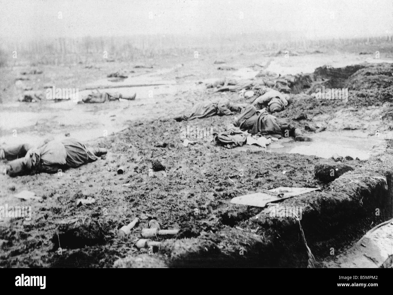 9 1916 3 18 Truppen A1 4 E Schlacht des ersten Weltkrieges östlichen Front Niederlage des russischen Postawy 1916 Schlachtfeld nach der offensive ag Stockfoto