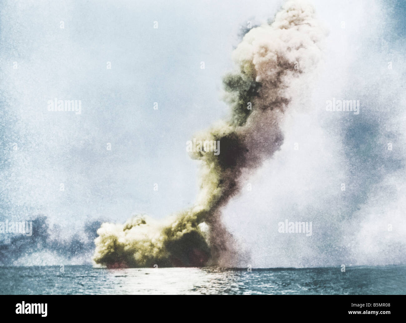 9 1916 5 31 A1 16 B Naval Skagerrakschlacht 1916 Foto ersten Weltkrieg 1914-18 Seeschlacht von Jütland 31 5 1 6 1916 Deutsch High Sea Stockfoto