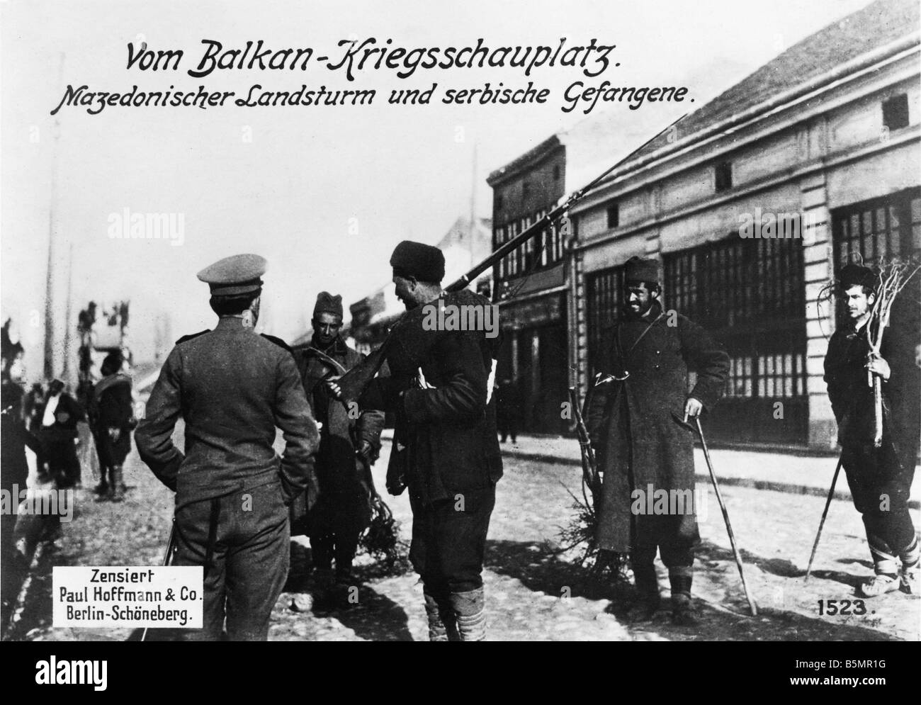 9 1916 8 0 A1 E mazedonischen Reserve Foto 1. Weltkrieg Herbst Schlacht in Mazedonien August 1916 bis zum Betteln Januar 1917 vom Balkan w Stockfoto