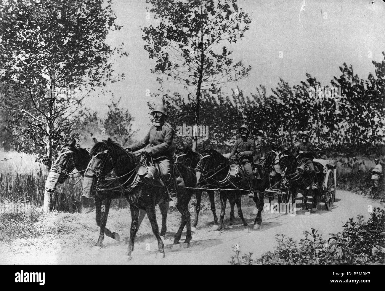 9 1918 3 0 A1 13 WW1 West Fr Ger Munition Transport des 1. Weltkrieges Westfront deutsche Großoffensive März Juli 1918 den Kamp Stockfoto