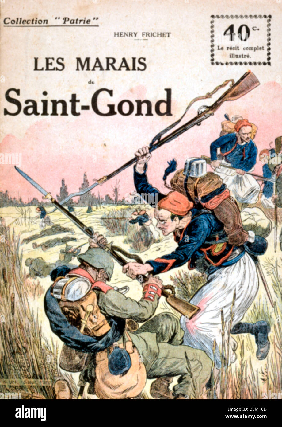 9FK 1914 9 9 A1 Schlacht Sümpfen von Saint Gond Col drucken Weltkrieg 1914-18 1 Frankreich Schlacht des Marne 5. 12. September 1914 Schlacht an der th Stockfoto