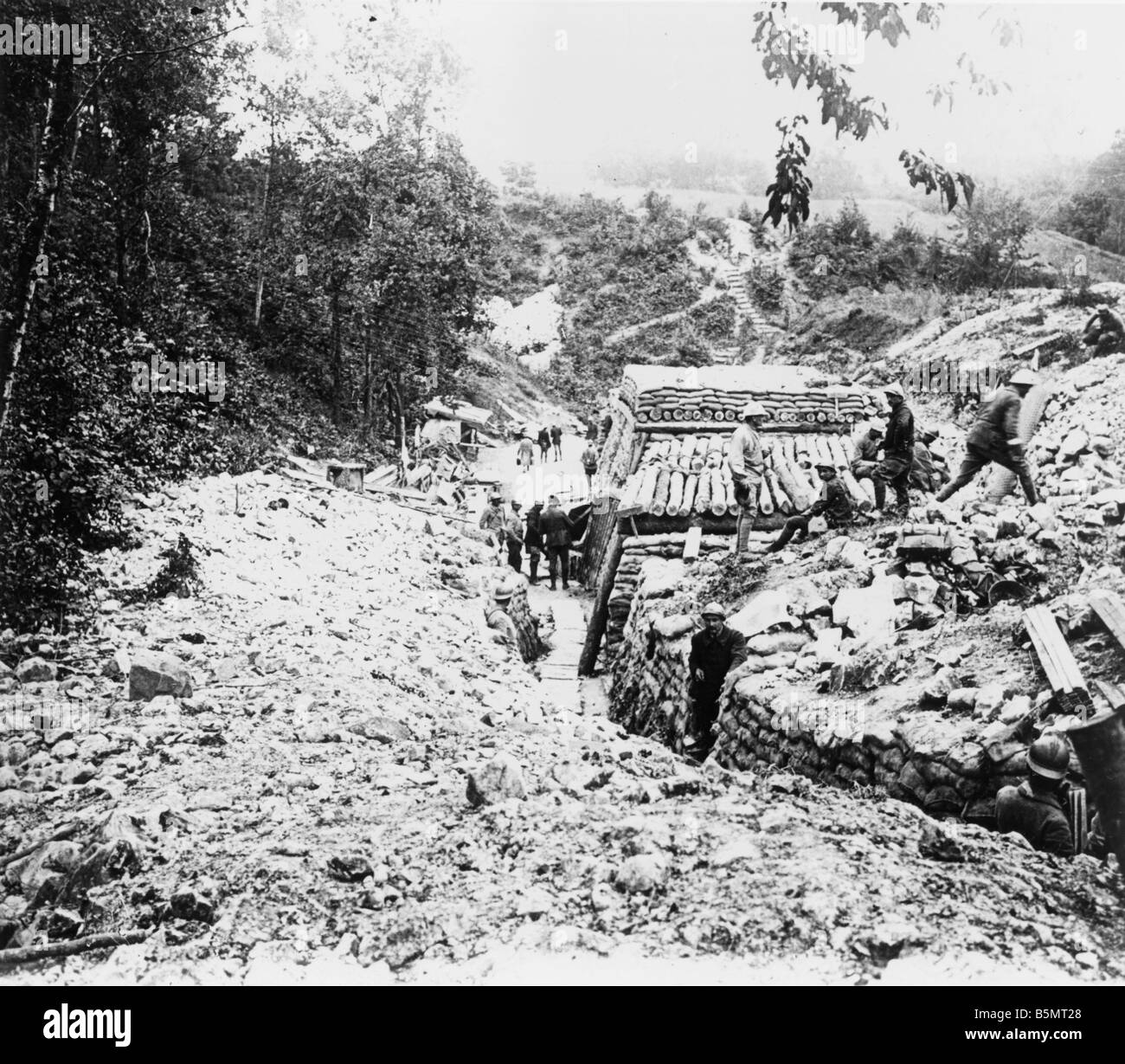 9FK 1916 6 0 A1 E Schlacht der Somme Französisch Positionen 16 ersten