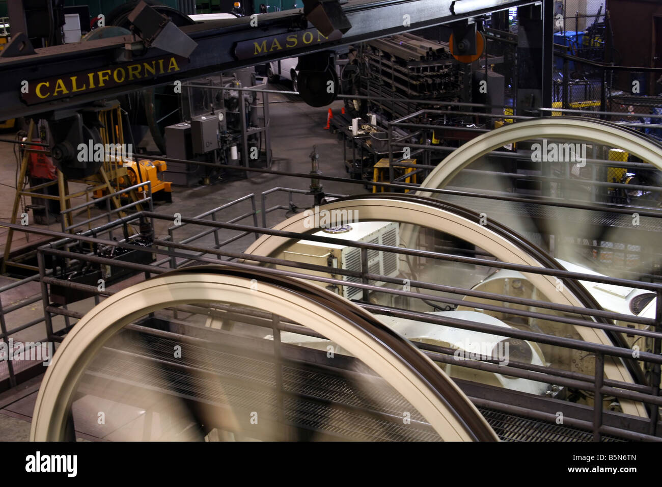 Cable Car Museum, San Francisco Stockfotografie Alamy