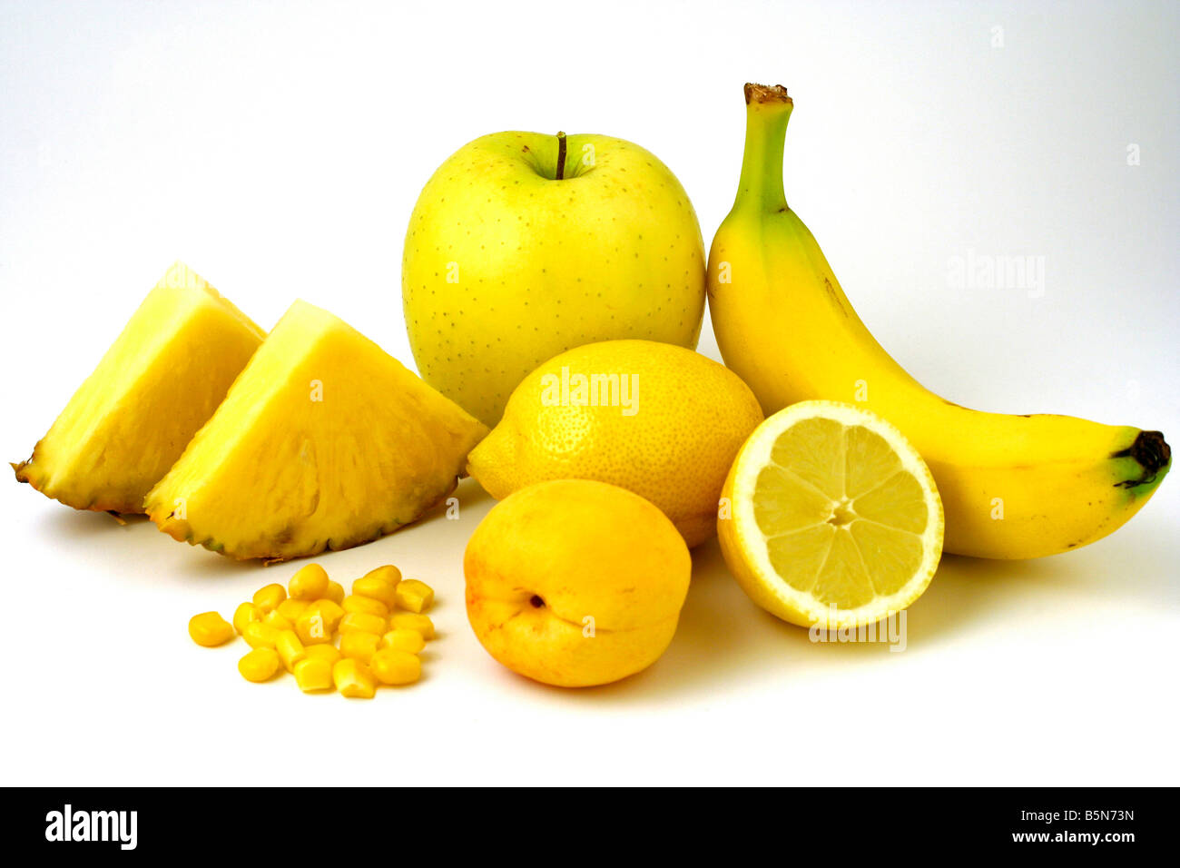 Gelbe Lebensmittel Stockfoto