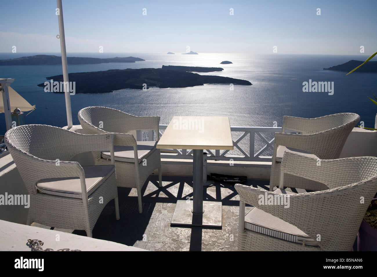 Imerovigli Santorini Cyclades Griechenland Stockfoto