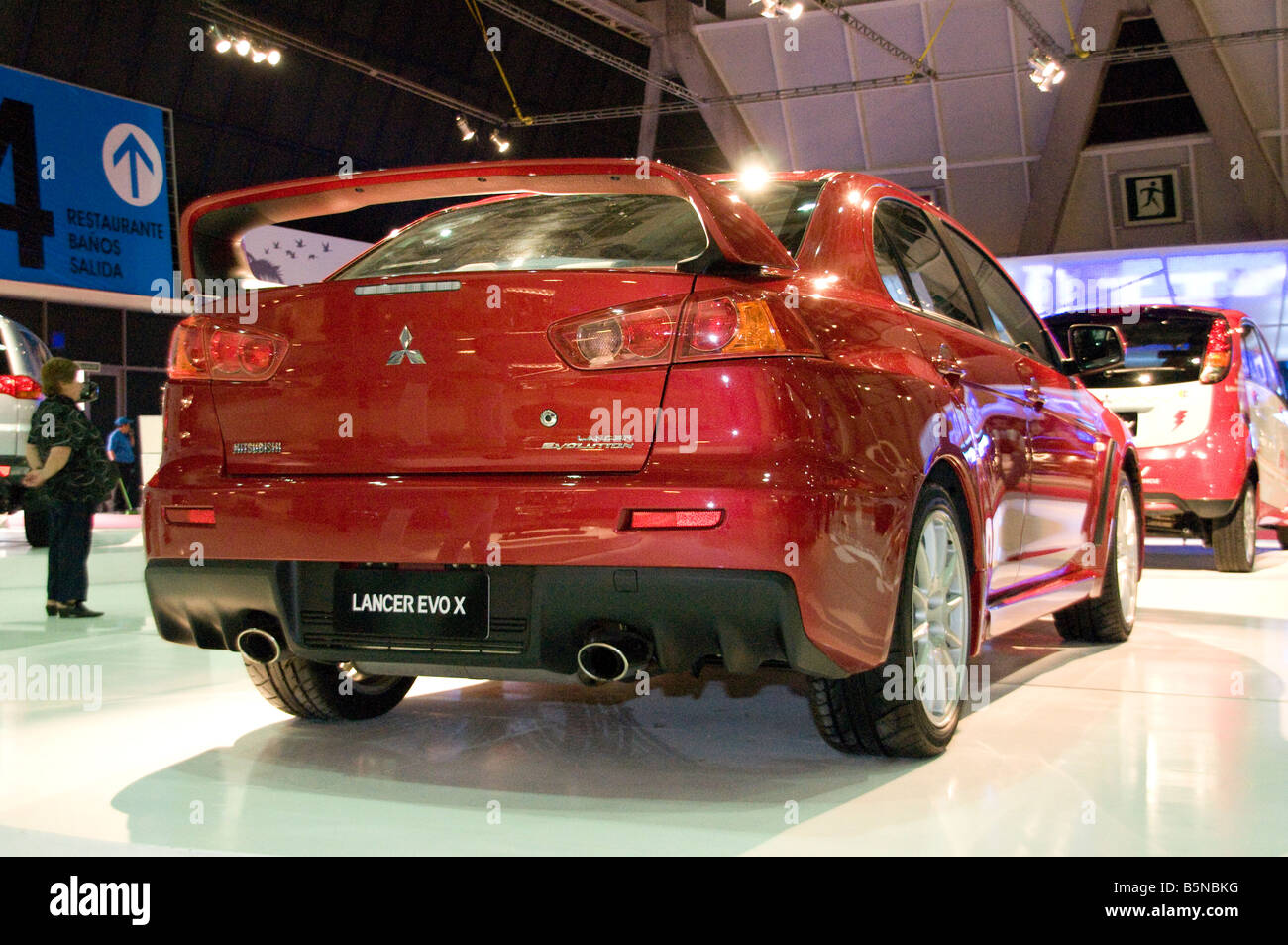 Mitsubishi Lancer Evolution X Rallye Sport Welt Stockfoto