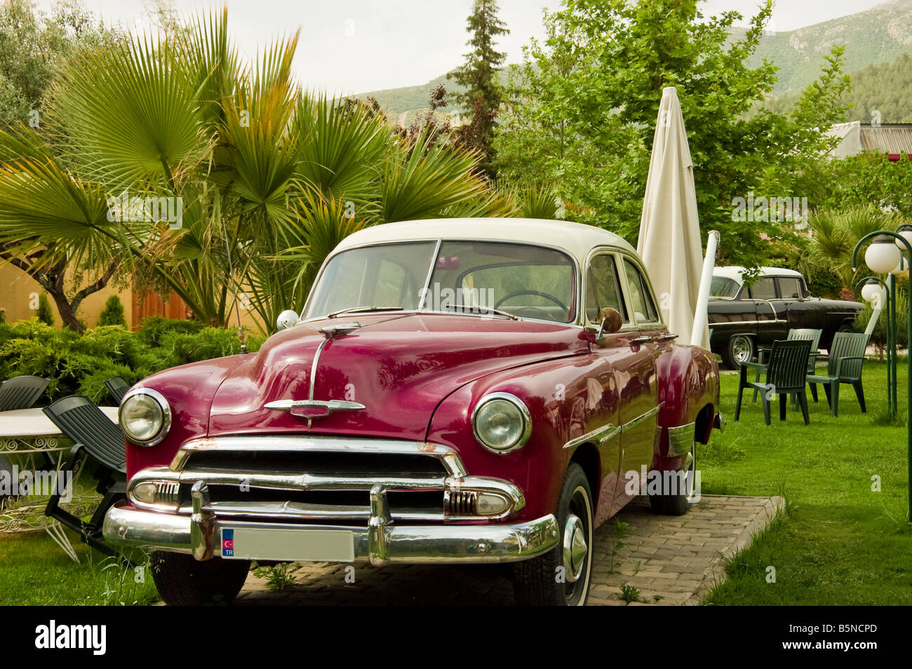 Amerikanische Oldtimer Stockfoto
