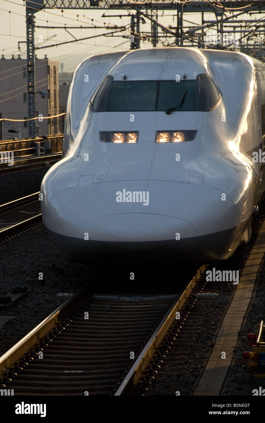 Shinkansen-Hochgeschwindigkeitszug Japan Stockfoto