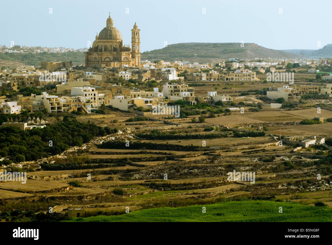 Xewkija, auf der maltesischen Insel Gozo Stockfoto