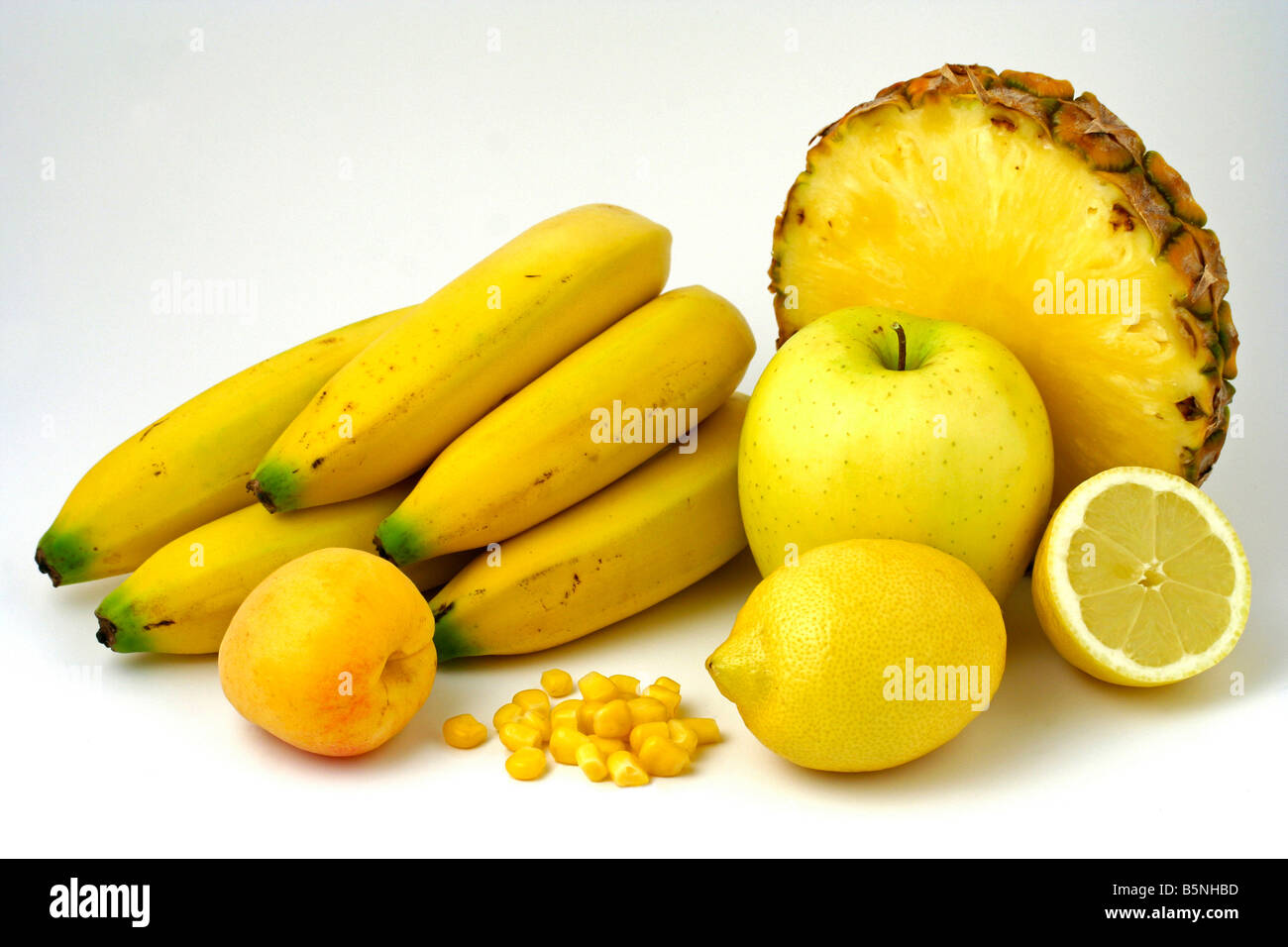Gelbe Lebensmittel Stockfoto