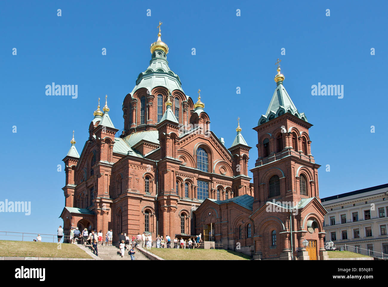 Orthodoxe Uspenski Kathedrale Helsinki Finnland Stockfoto