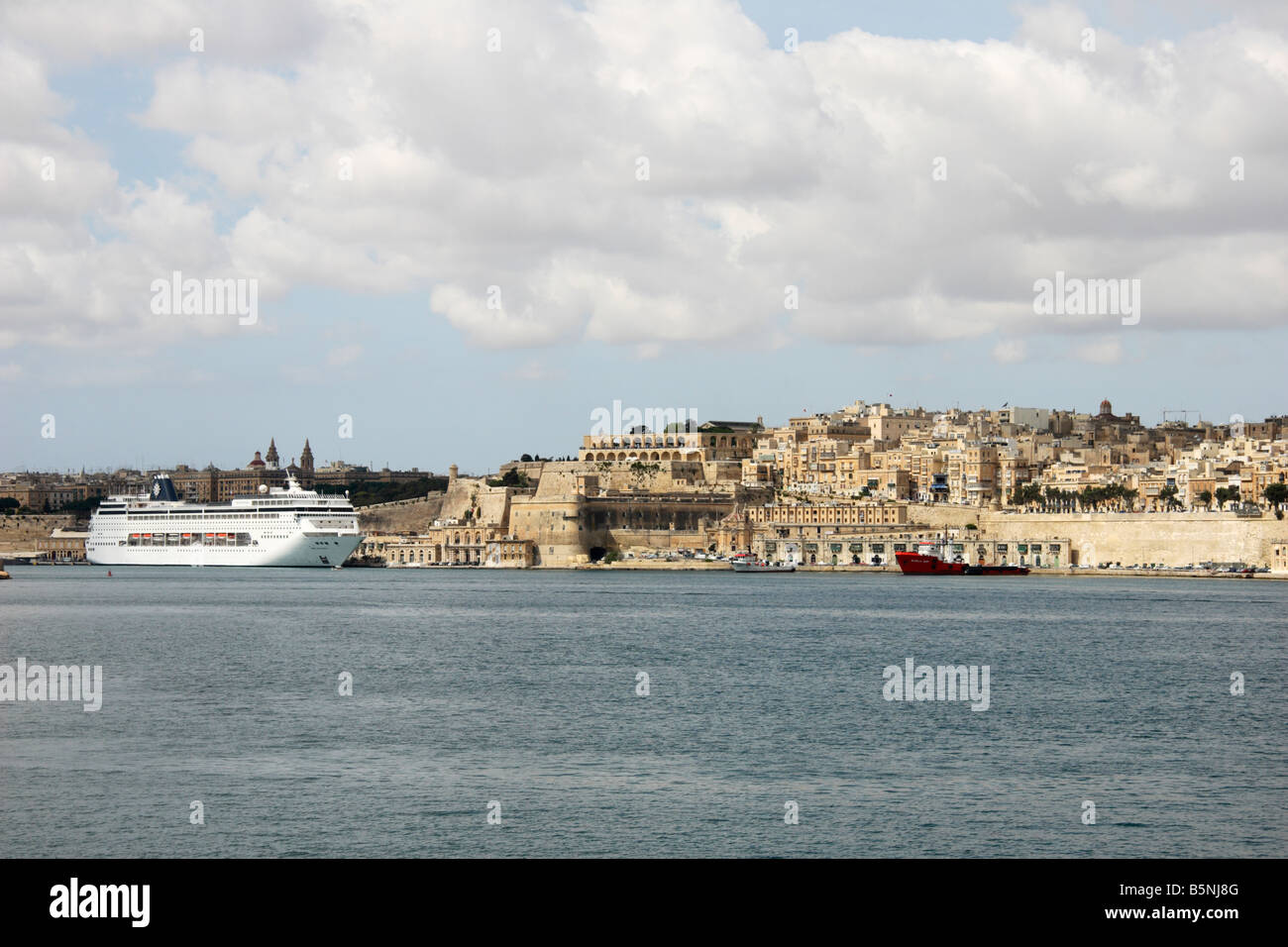 Grand Harbour, Valletta, Malta. Stockfoto