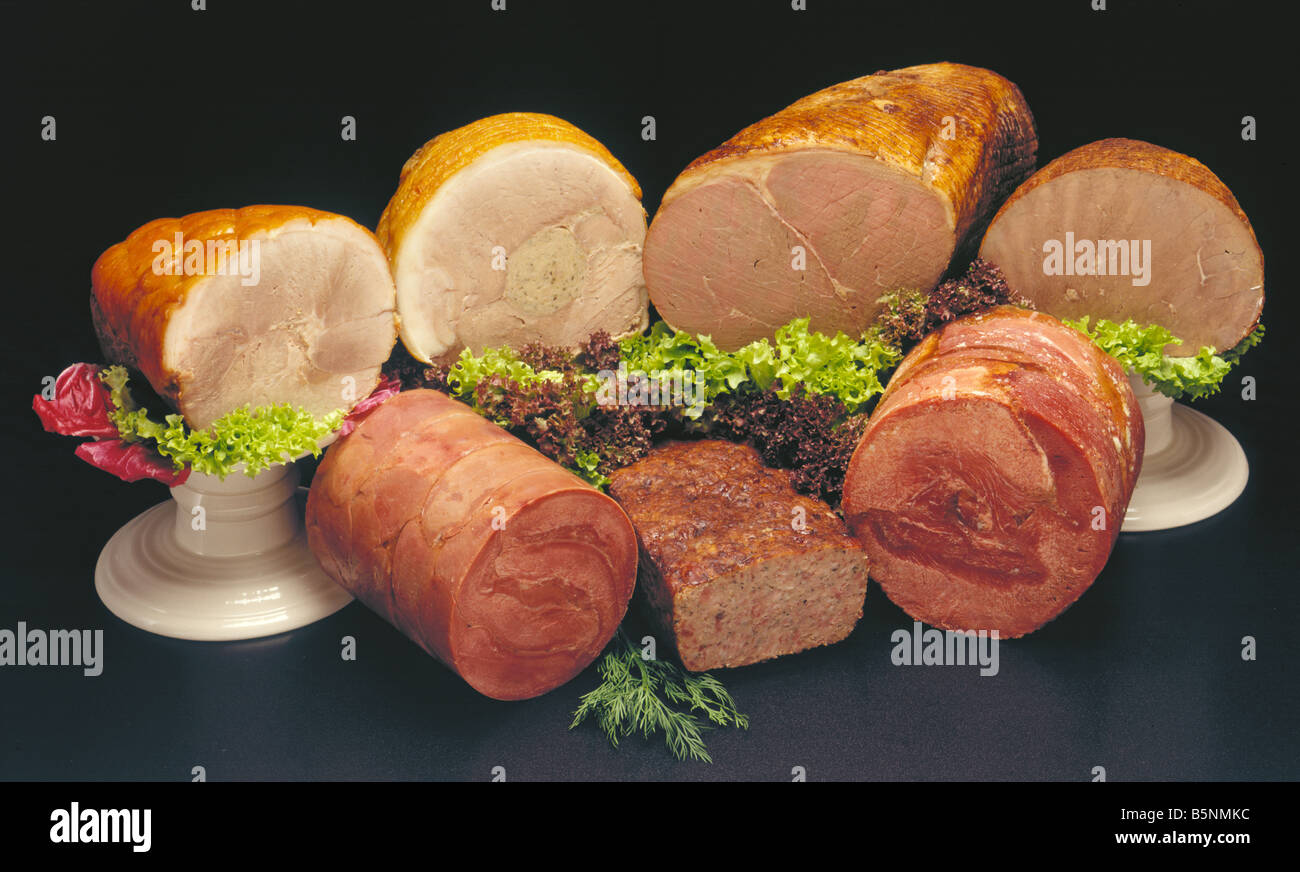 Gekochtes Fleisch Stockfoto