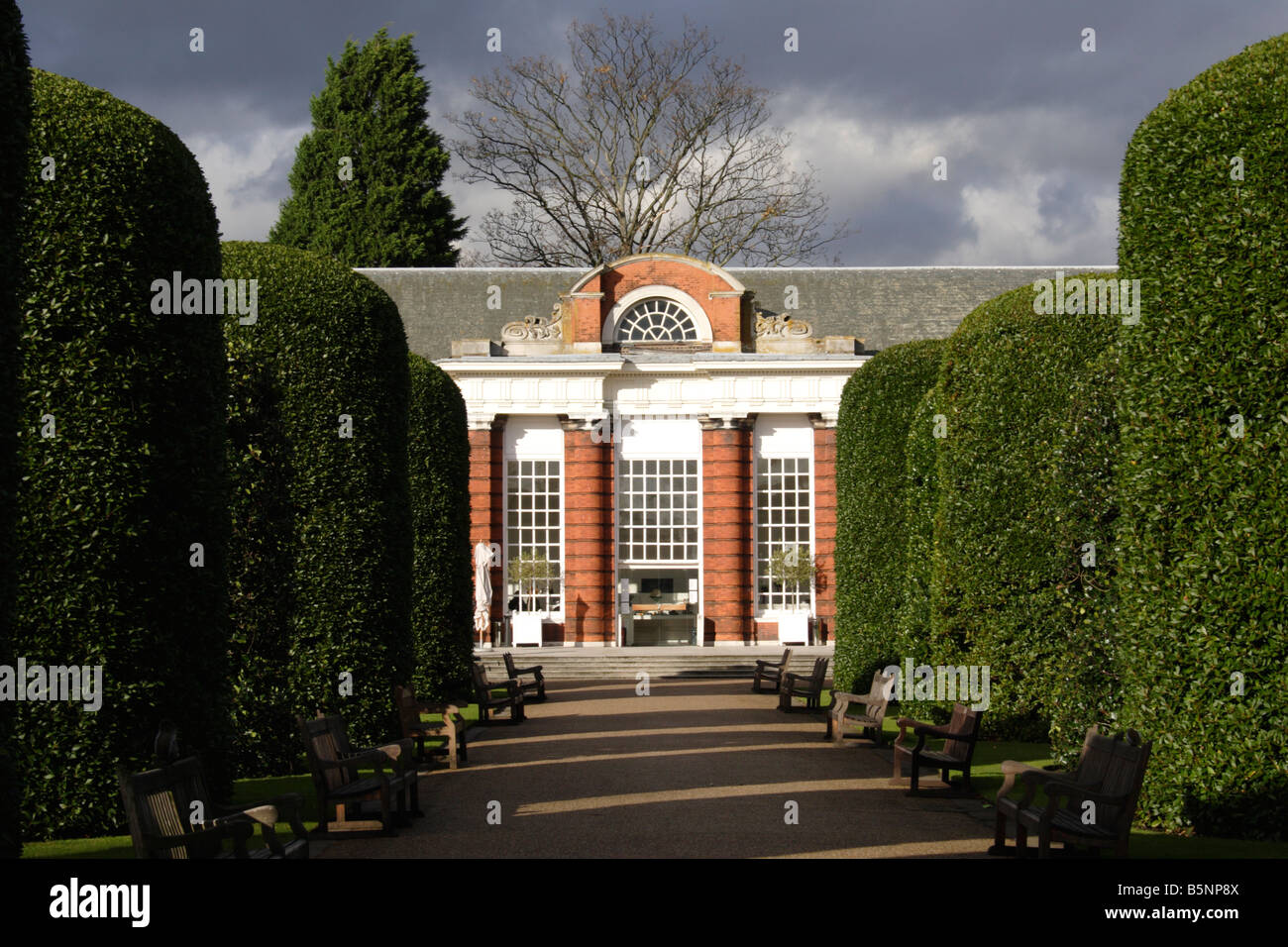 Die Orangerie Kensington Palace-London Stockfoto