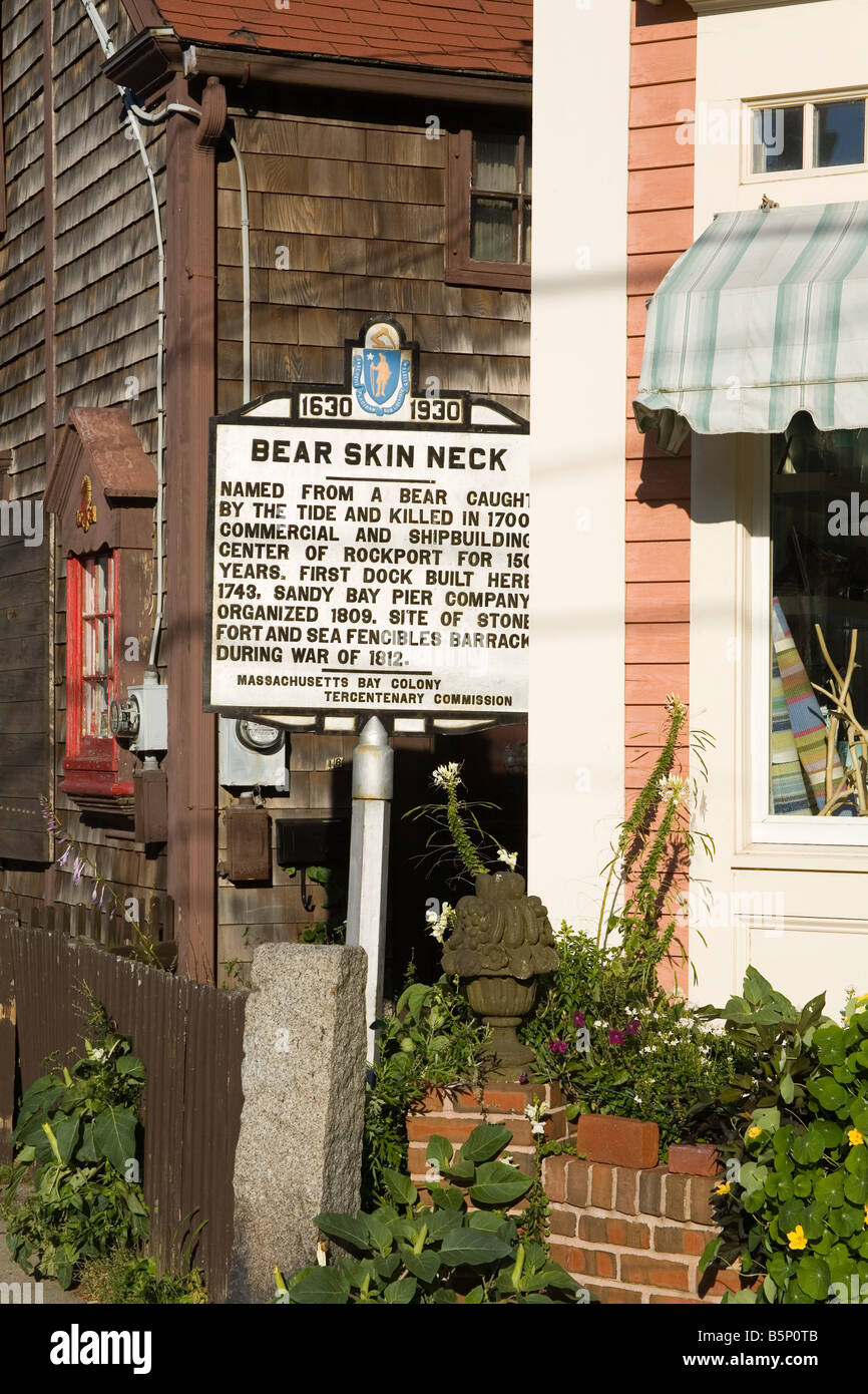 Filiale in Bär Haut Hals Rockport Cape Ann größere Boston Bereich Massachusetts, USA Stockfoto