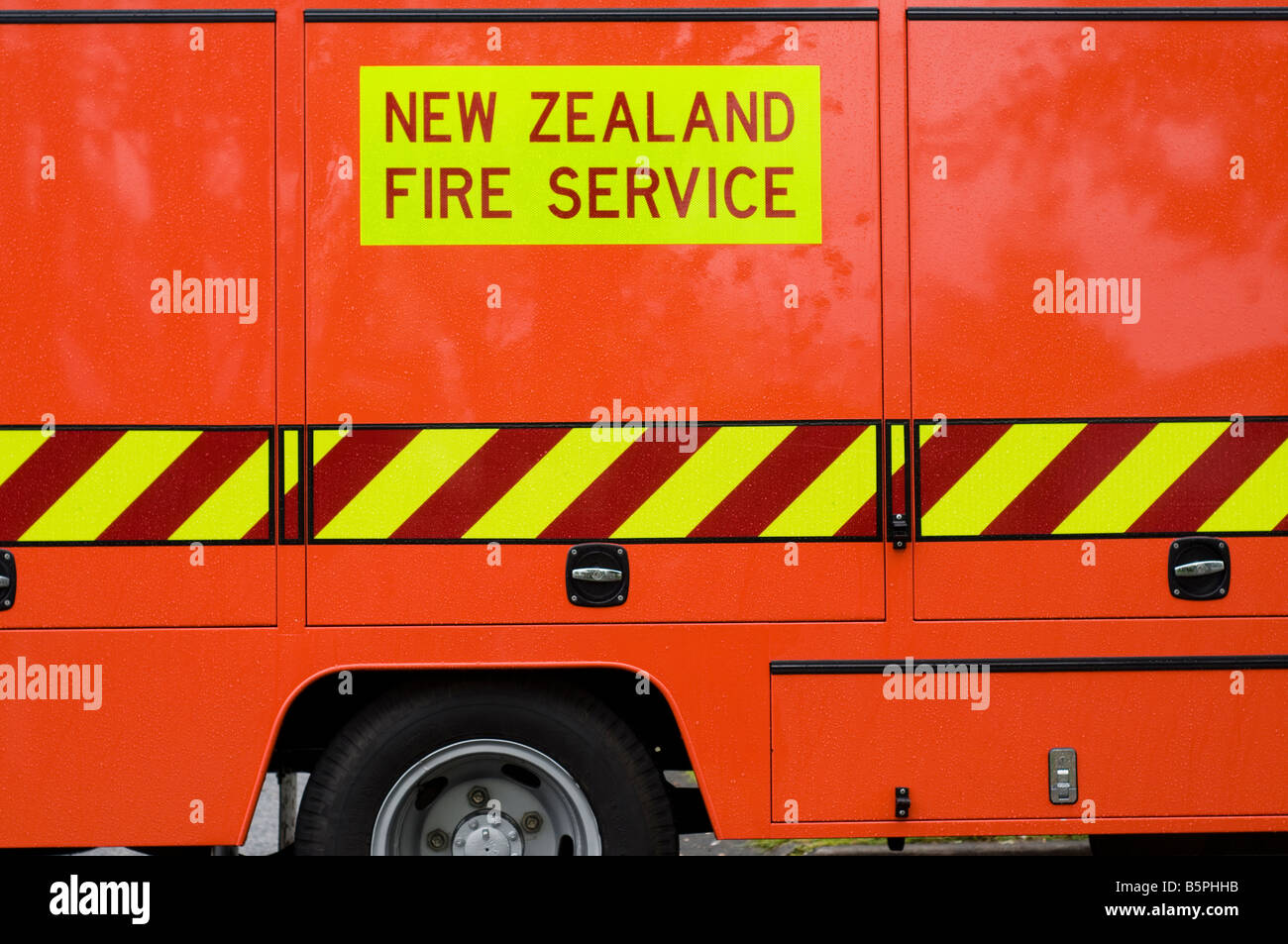 Neuseeland-Feuerwehrauto Stockfoto