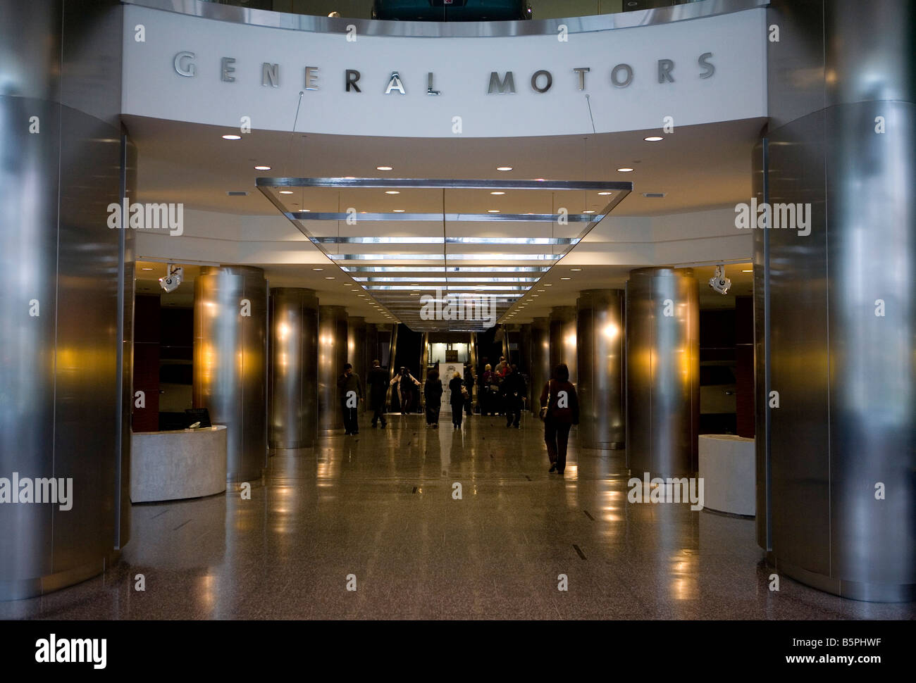 General Motors World Headquarters in Detroit, Michigan. Stockfoto