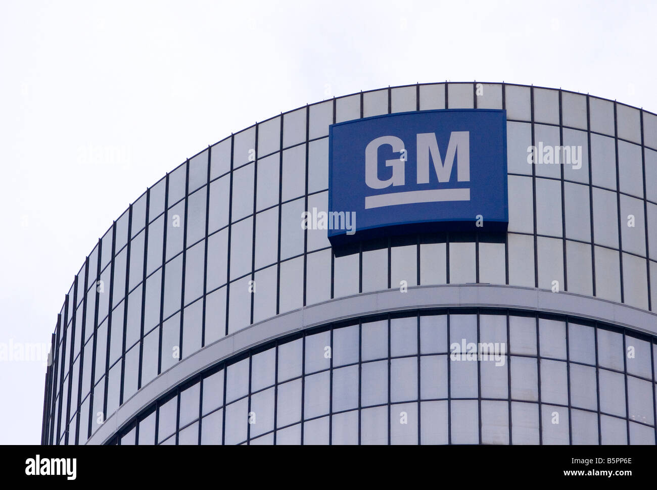 General Motors World Headquarters in Detroit, Michigan. Stockfoto
