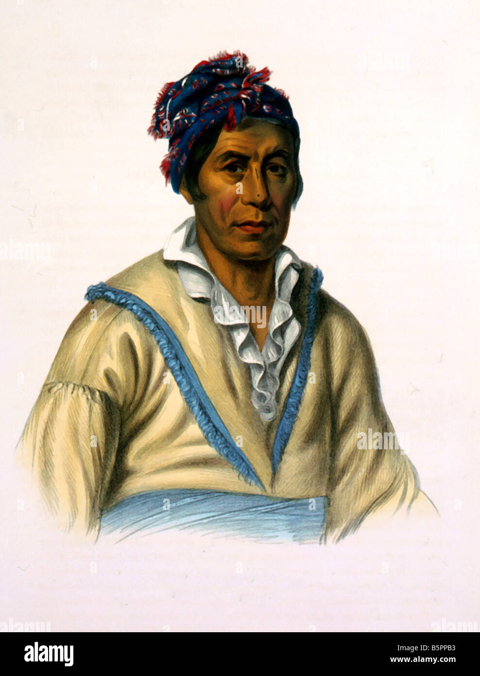 Cherokee Kriegshäuptling Stockfoto