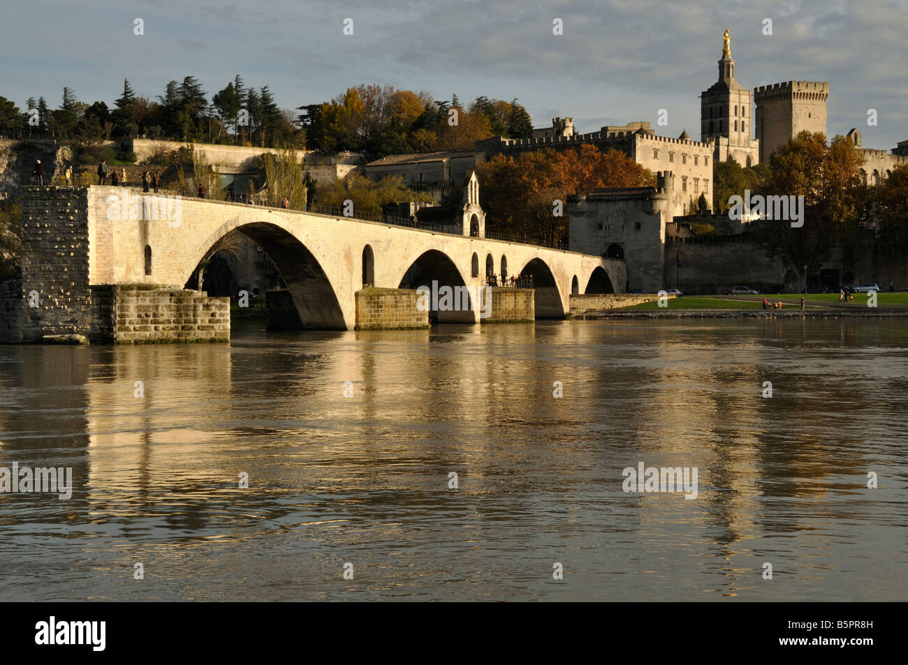 Pont Saint-Bénezet Avignon Frankreich Stockfoto