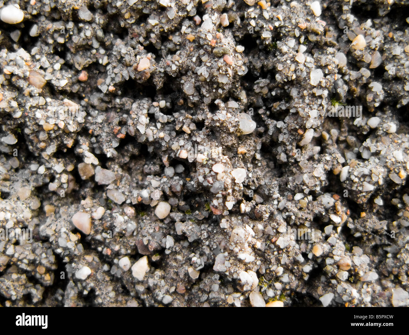 Grobe Betonmauer Stockfoto