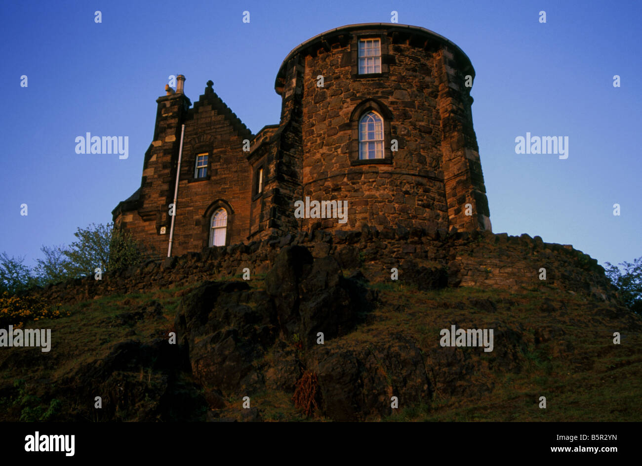 Haus, entworfen von James Craig, Rückseite des Royal Observatory, Edinburgh, Schottland Stockfoto