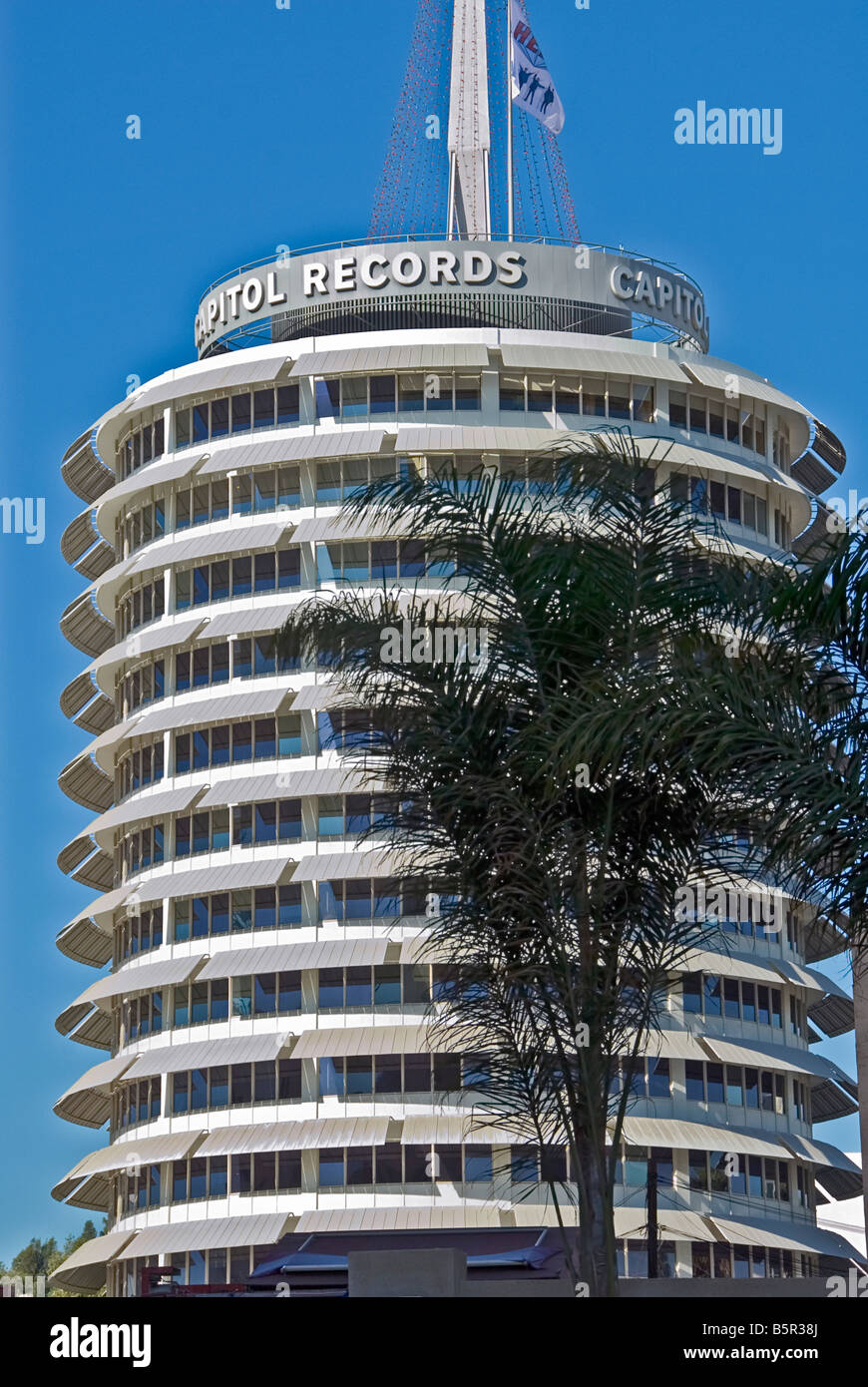Capitol Records großen Vereinigten Staaten basierten Plattenlabel EMI Hollywood, Los Angeles CA California-Hauptquartier im Besitz Stockfoto