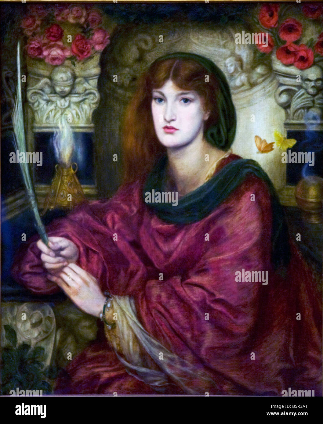 Sibylla Palmifera von Dante Gabriel Rossetti 1865-1870 Lady Hebel Galerie Port Sunlight Modelldorf Wirral Stockfoto
