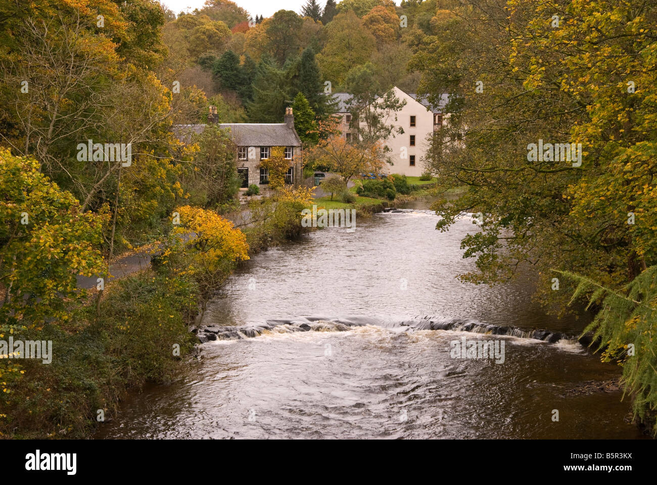 Der Fluß Doon Alloway Stockfoto