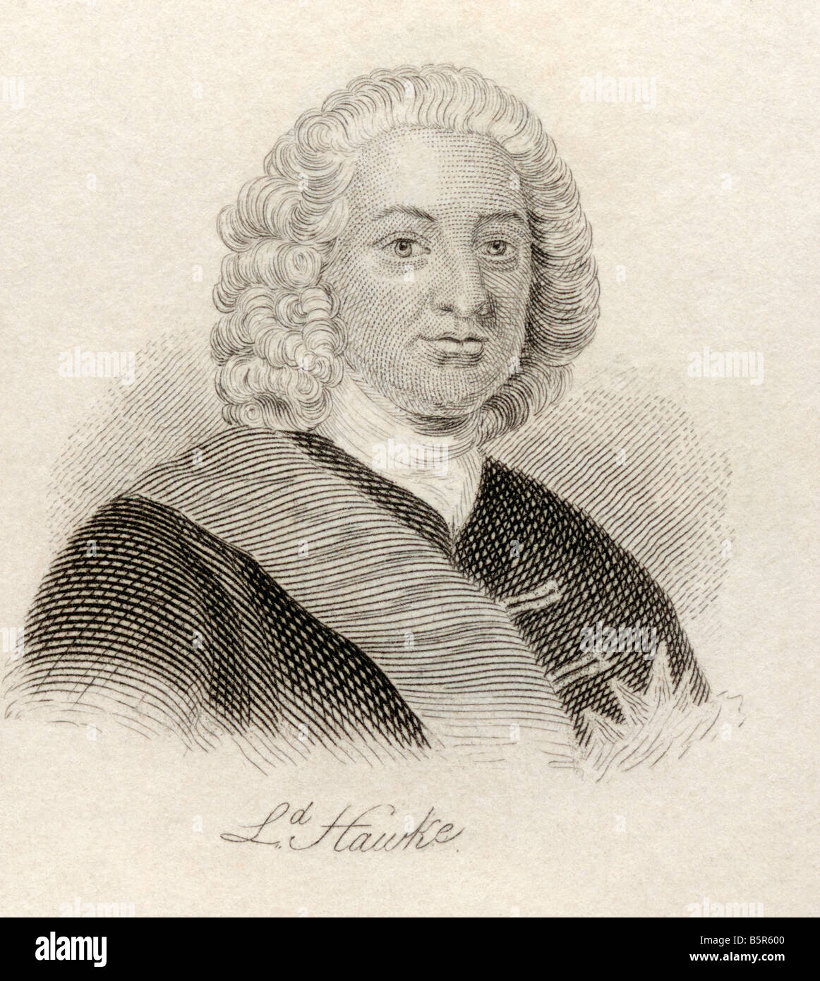 Edward Hawke, 1. Baron Hawke, 1705 - 1781. Englischer Offizier in der Royal Navy. Stockfoto