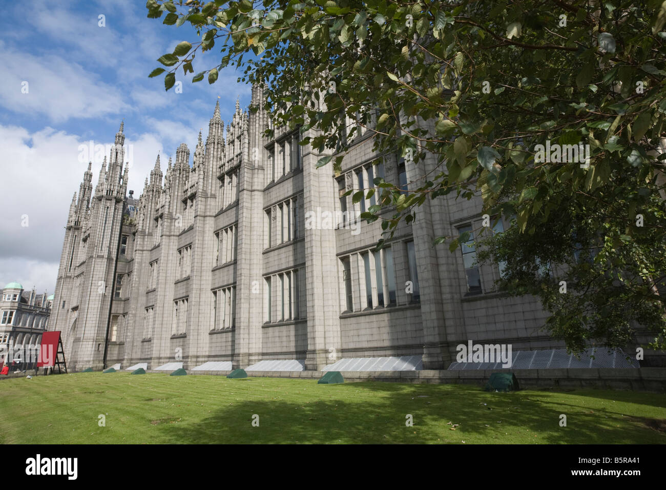 Zentraler Bestandteil der Aberdeen UK und eines der Wahrzeichen der Stadt Marshall s College Stockfoto