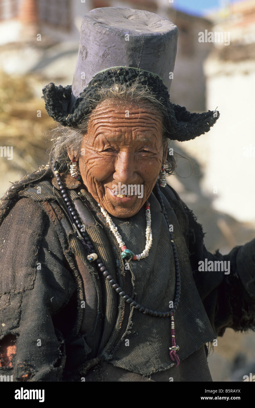 Elk147 1980v Indien Ladakh Ladakh Greisin Stockfoto