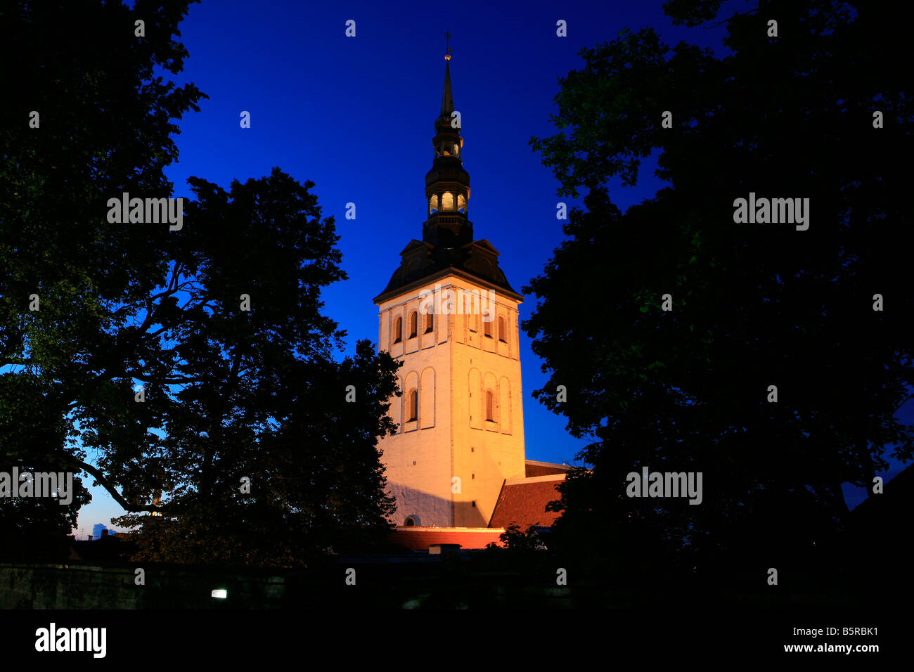 Mittelalterlichen Römisch-katholische St. Nicholas' Church in Tallinn, Estland Stockfoto