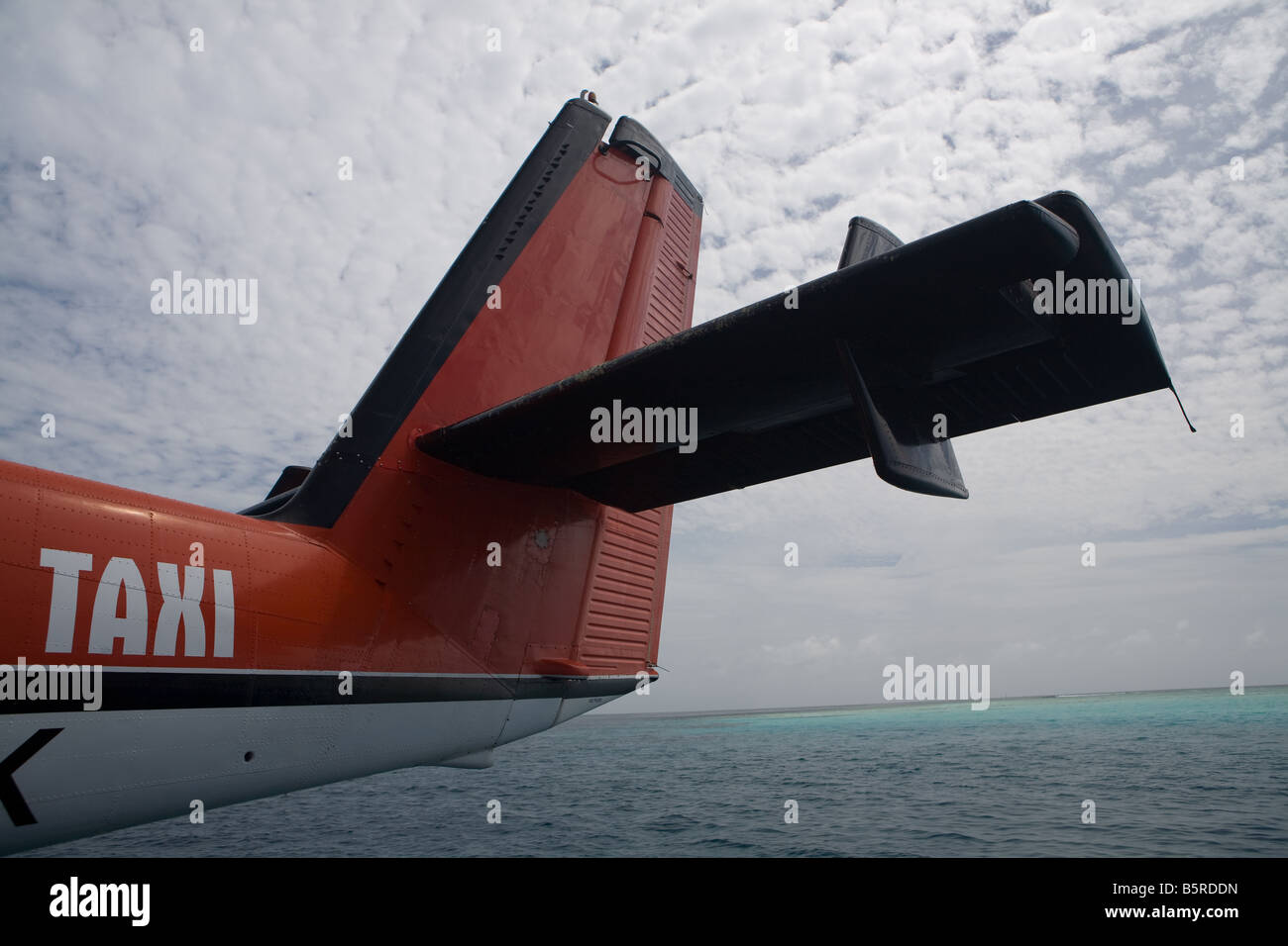 Maldivian Air Taxi Stockfoto