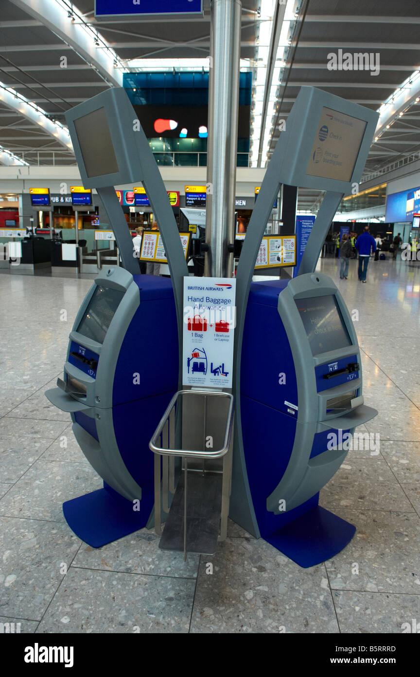 Flughafen London Heathrow Terminal 5 Vereinigtes Königreich Stockfoto
