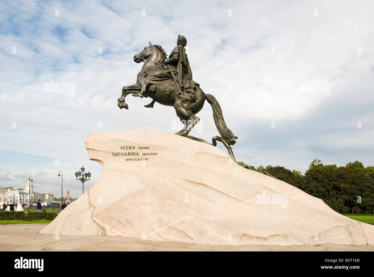 Der eherne Reiter, Sankt Petersburg, Russland Stockfoto