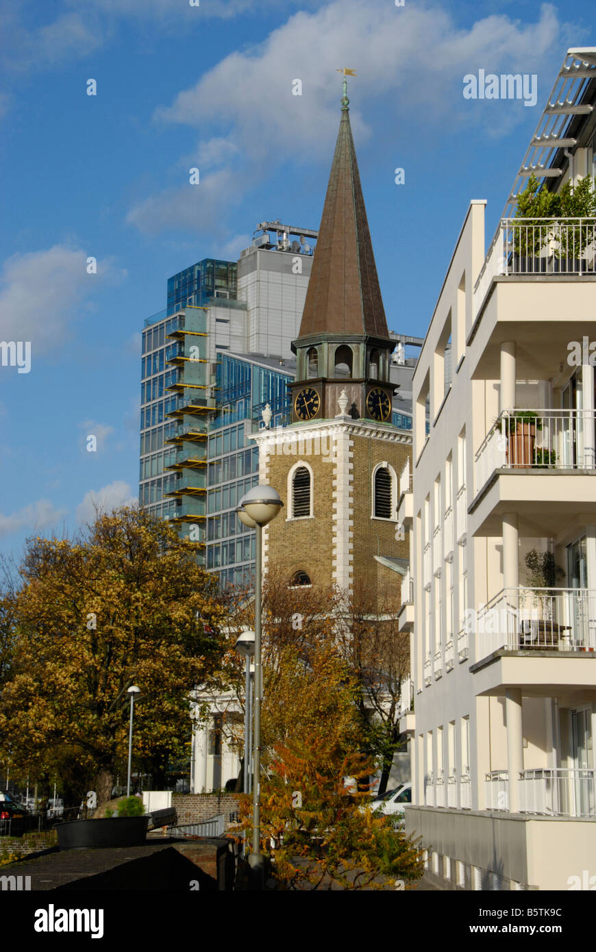 Montevetro Wohnanlage Battersea erreichen London England Stockfoto