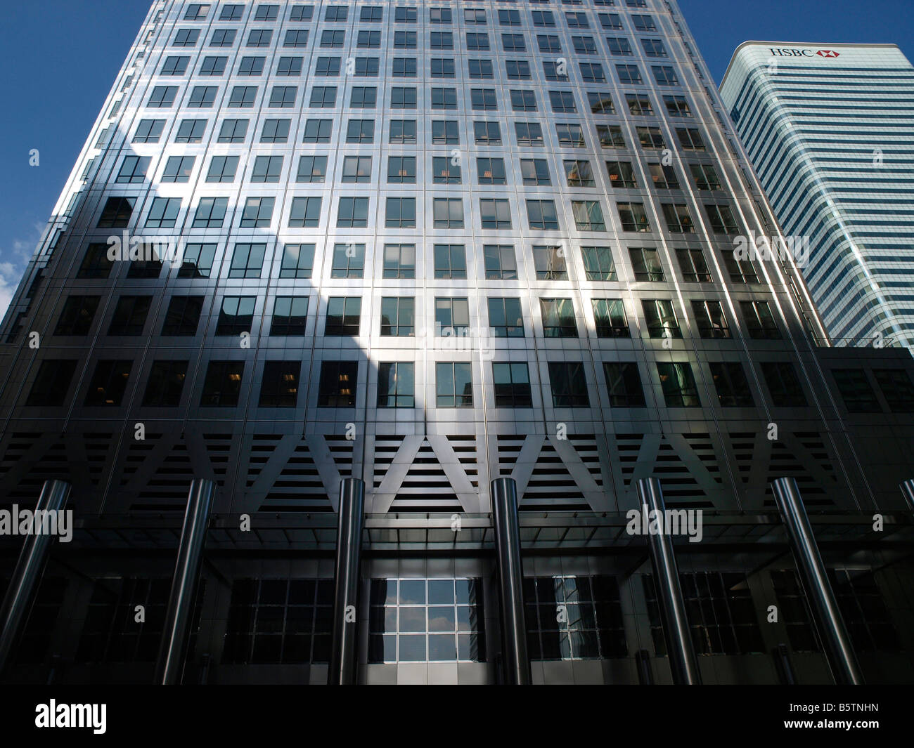 Canary Wharf Tower One Canada Square Stockfoto