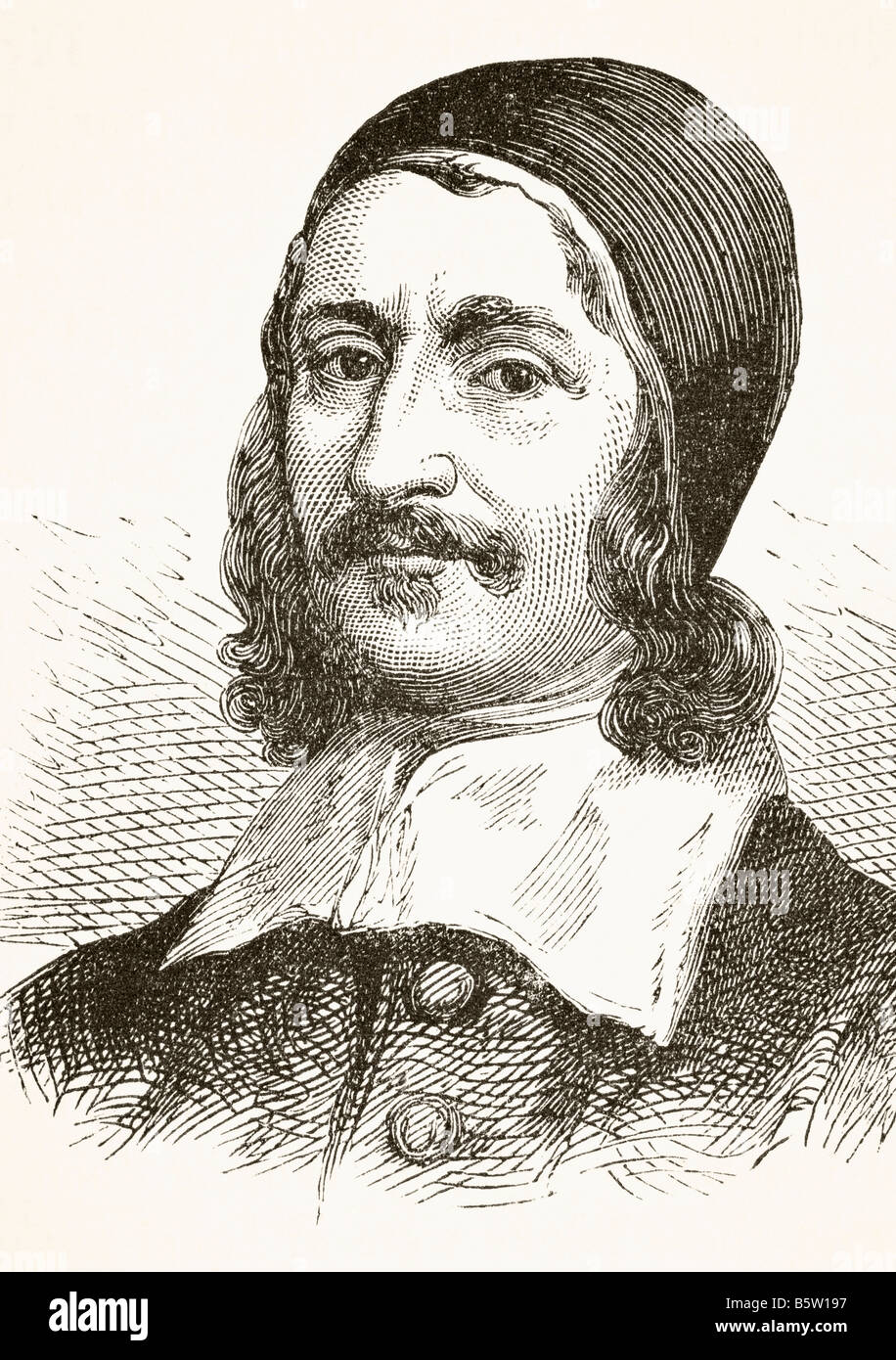 Richard Baxter, 1615 - 169. Englisch Puritan Kirchenleiter und Theologe Stockfoto
