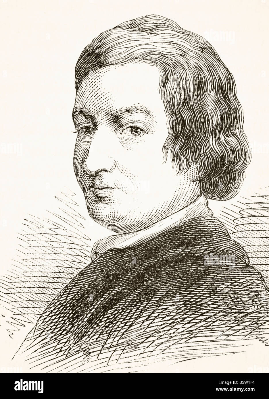 John Dryden, 1631-1700. Englischer Dichter, Literaturkritiker, Übersetzer und Dramatiker. Dichterpreisträger. Stockfoto