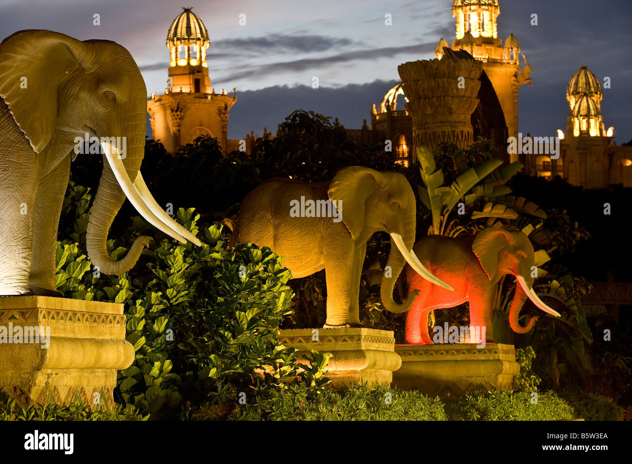 Südafrika der Privatbesitz Sonnenstadt im nördlichen Teil des Landes die verlorene Stadt Stockfoto