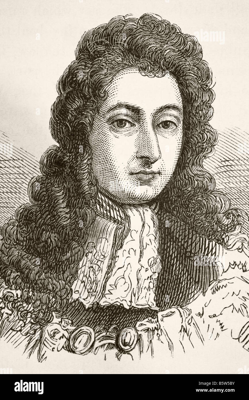 König William III von England 1650 bis 1702 Prinz der Orange Stadtholder der wichtigsten Provinzen von holländische Republik Stockfoto