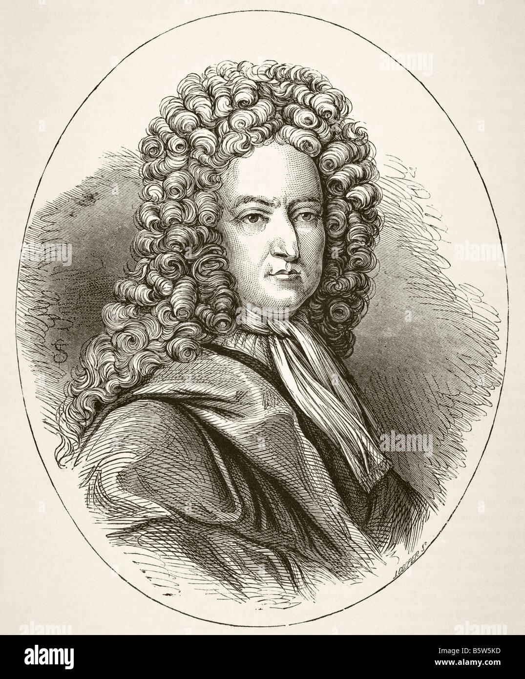Daniel Defoe, 1660 - 1731. Englischer Schriftsteller und Journalist. Stockfoto